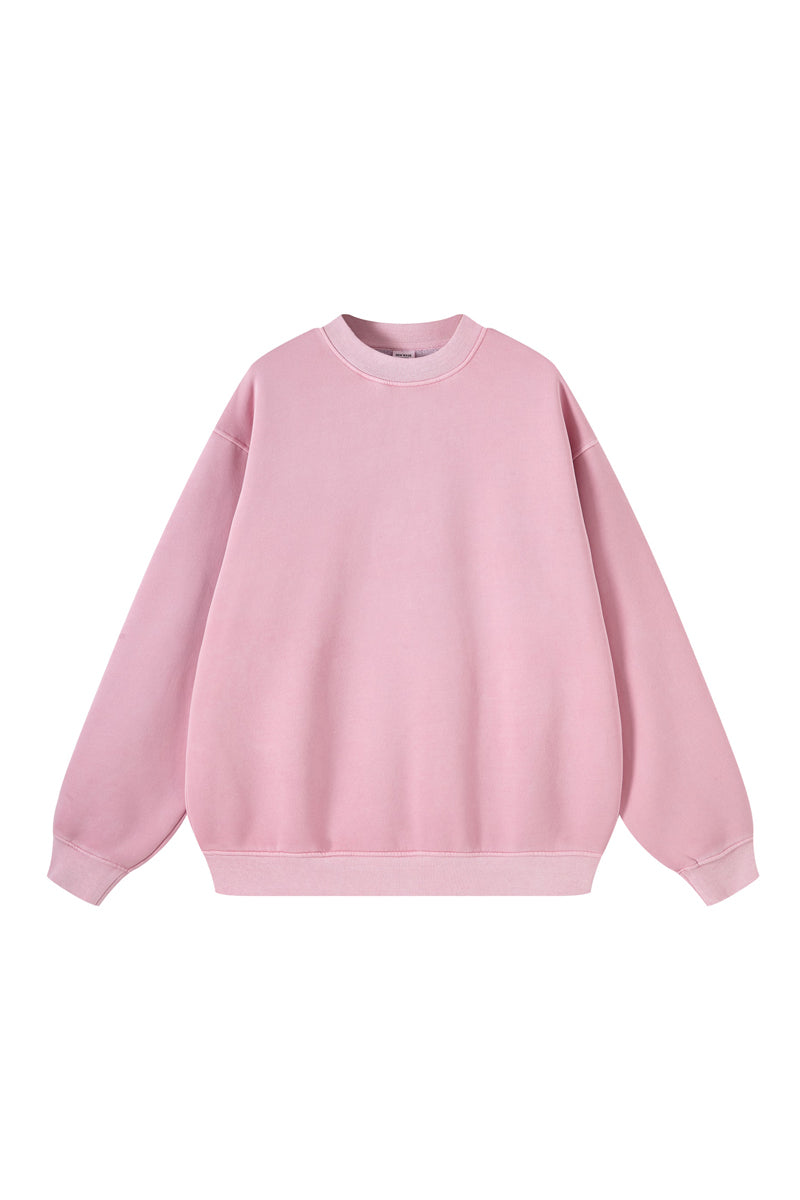 355G Washed Fleece Crew