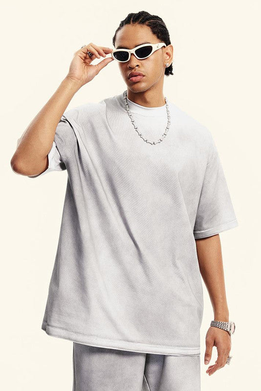 230GSM Sorona Material Dirty Effect Tee