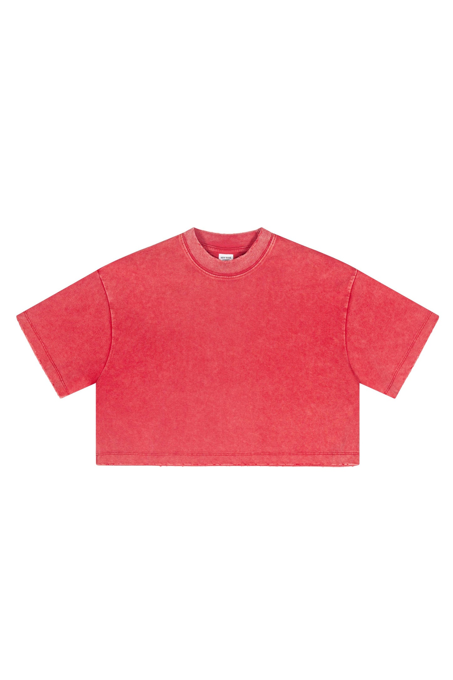 230GSM Stone Washed Crop Tee