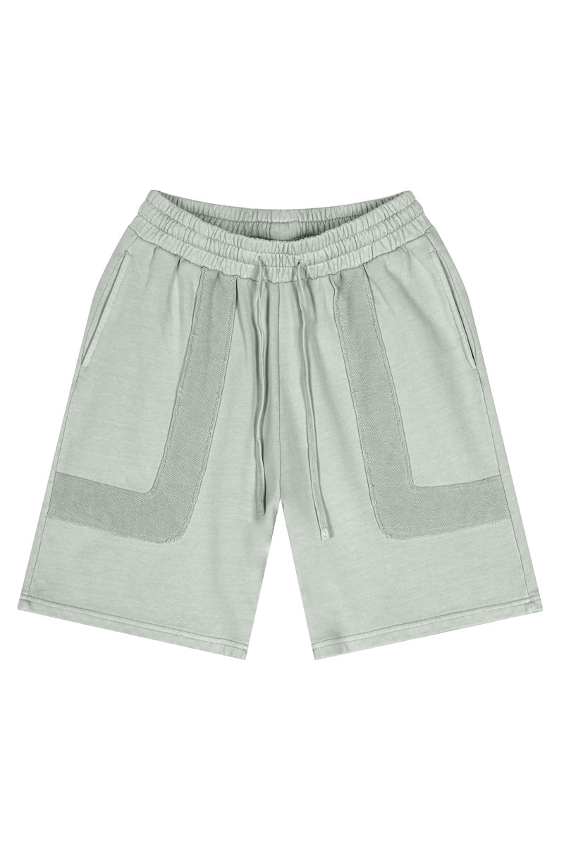 350GSM Washed Patchwork Short
