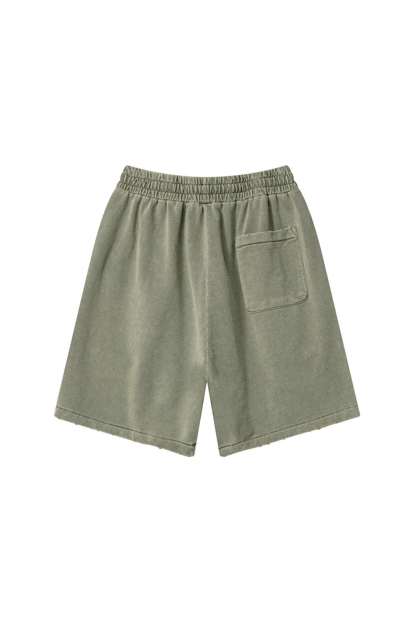 330GSM Pigment Dyed Distressed Short