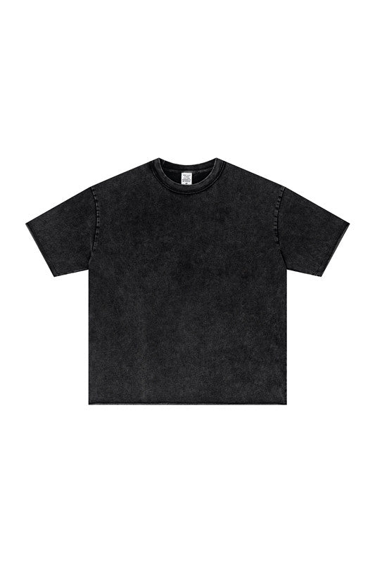 275GSM Distressed Pigment Dyed Tee