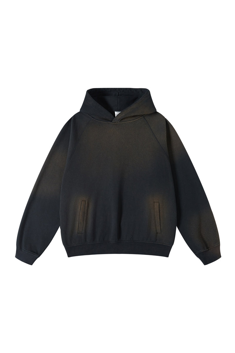Fleece Gradient Washed Hoodie