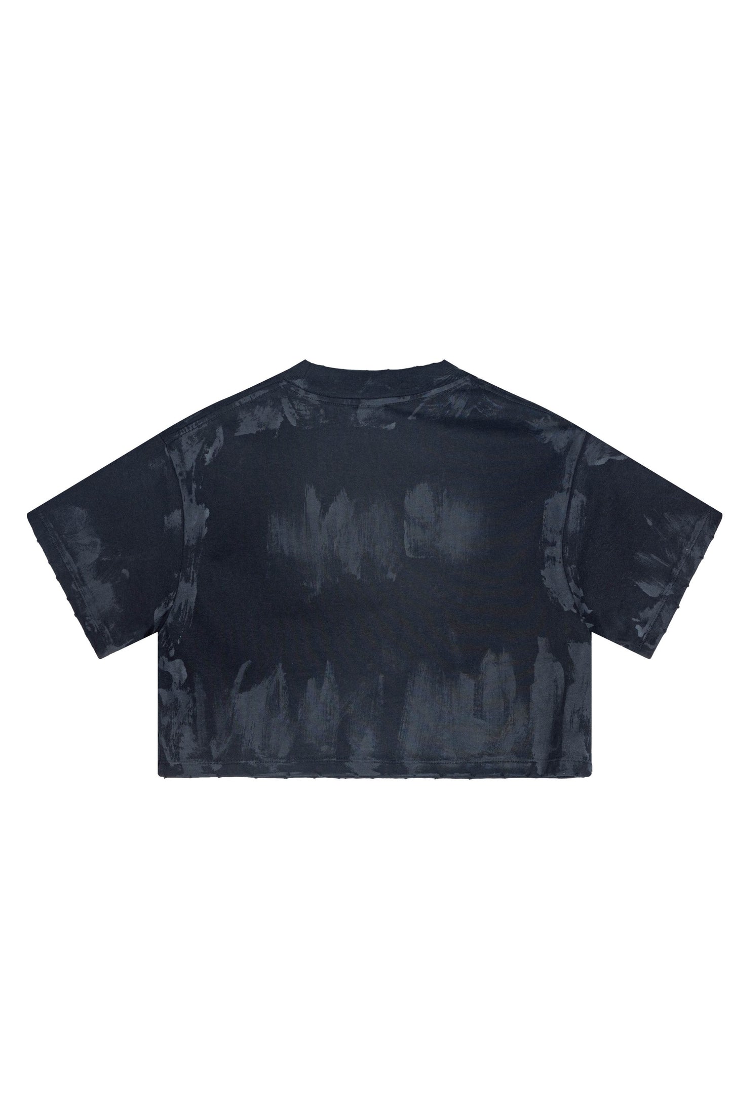305GSM Brush Dyed Crop Tee