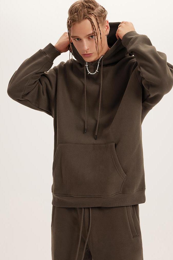 345G Basic Fleece Hoodie