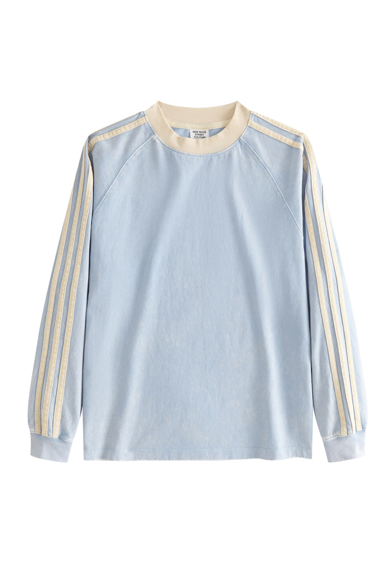 Kids Washed Stripe Crew