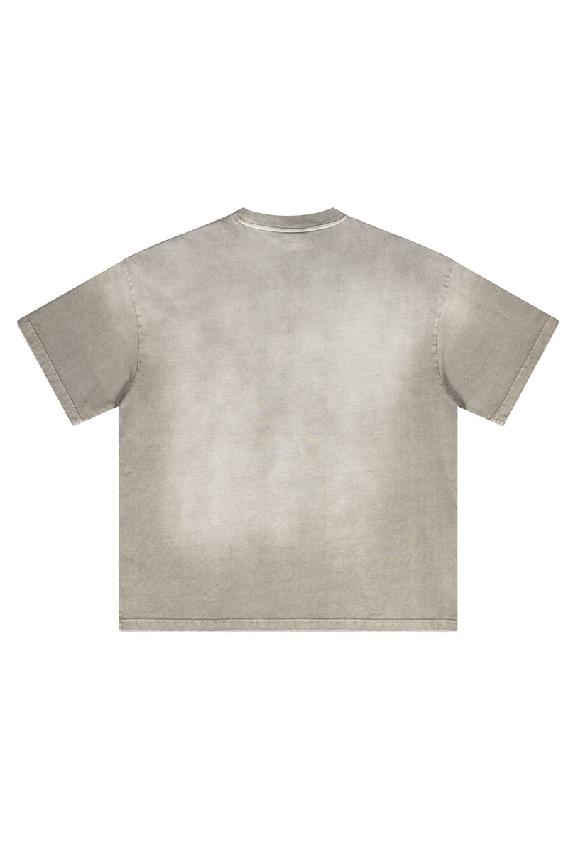 310GSM Gradient Sprayed Tee
