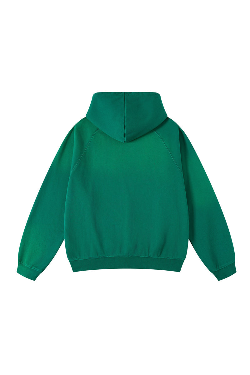 Fleece Gradient Washed Hoodie