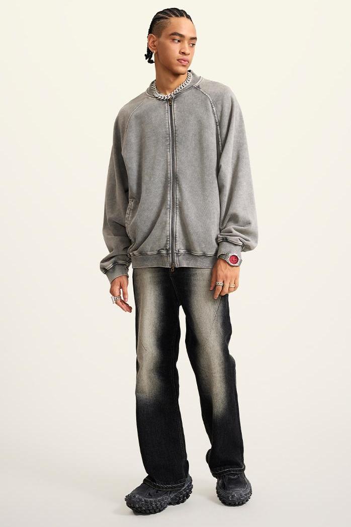 Pigment Dyed Track Jacket