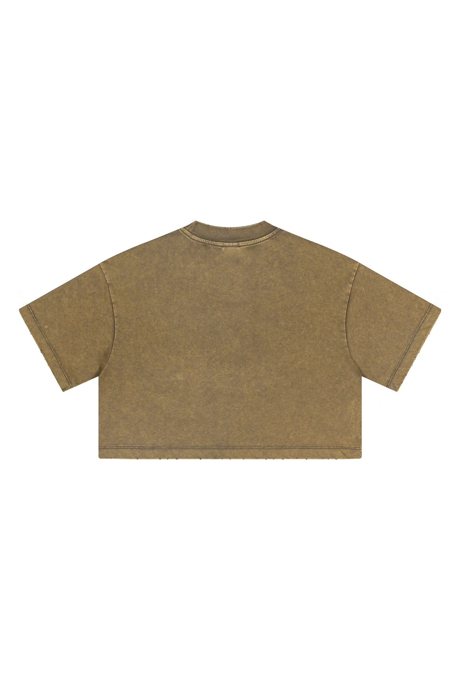 230GSM Stone Washed Crop Tee