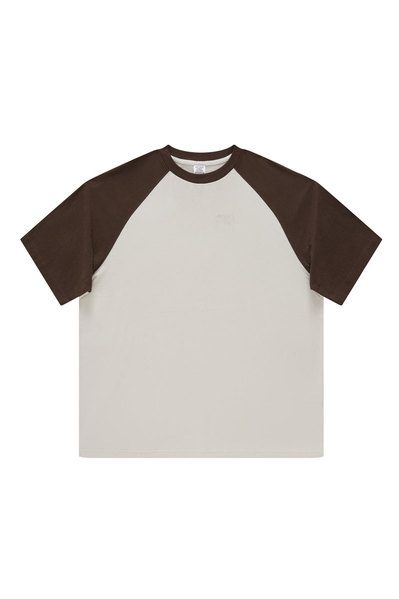 Contrast Sleeve Basic Tee