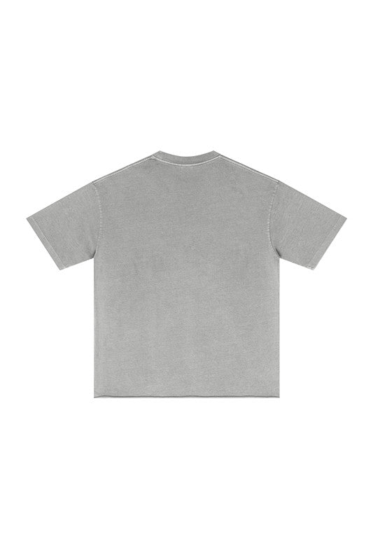 275GSM Pigment Dyed Distressed Tee