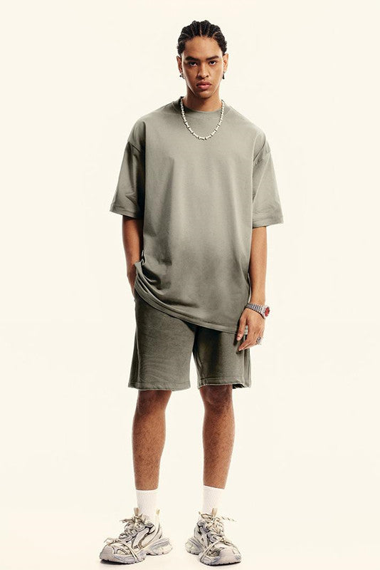 230GSM Sorona Material Dirty Effect Tee