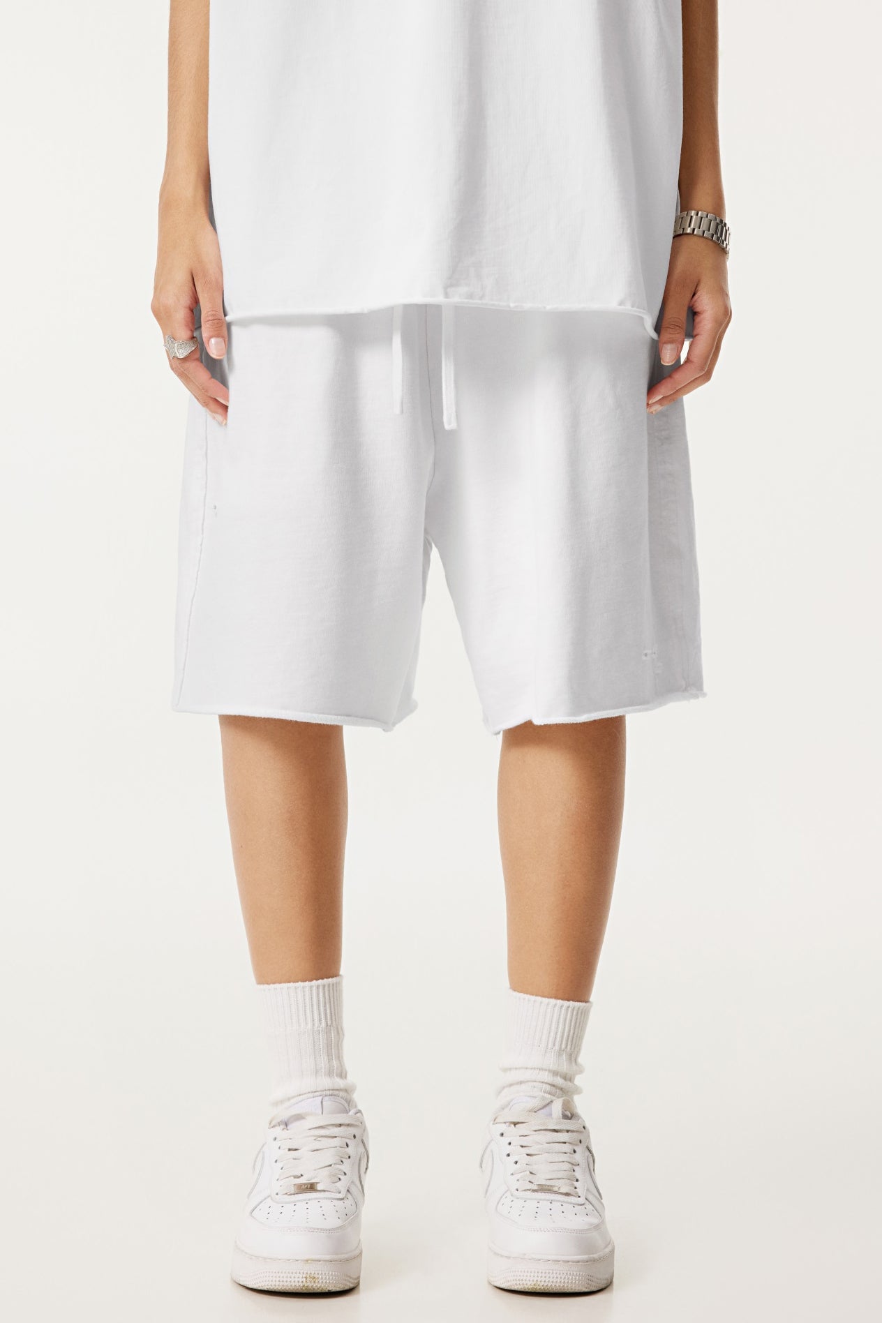 310GSM Pigment Dyed Distressed Washed Short