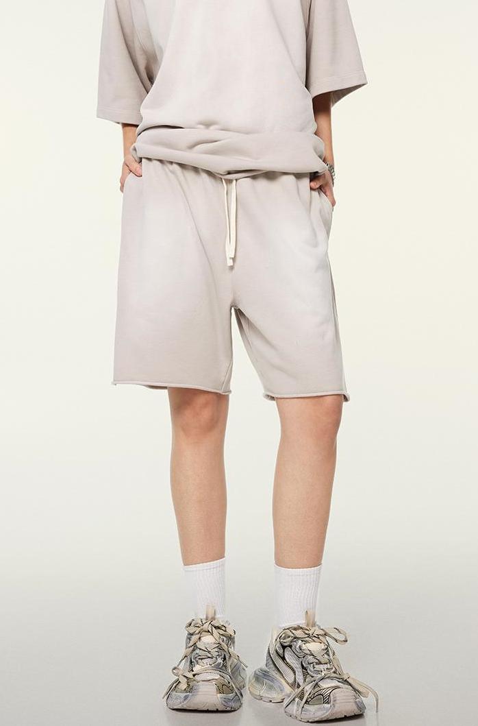 300GSM Sun Fade Distressed Short