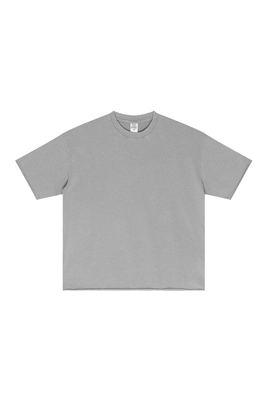 285GSM Distressed Fried Snowflakes Washed Tee