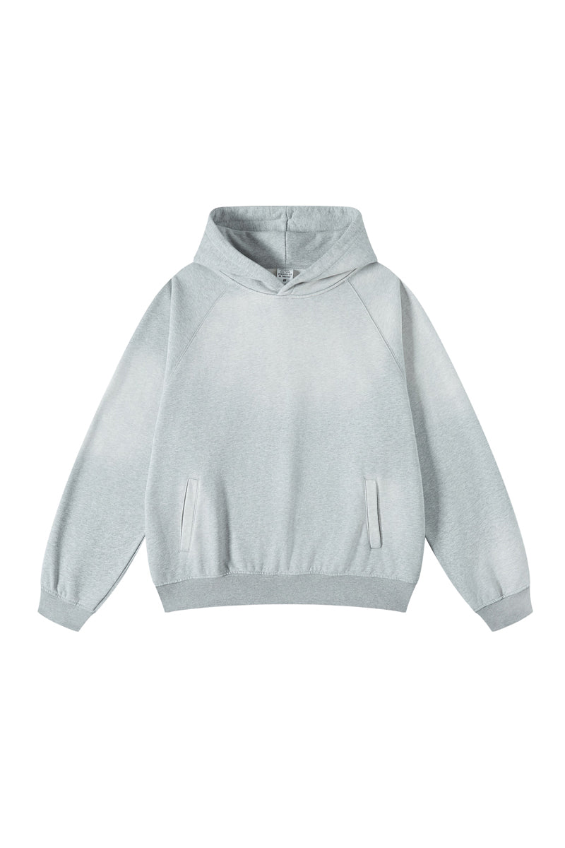 Fleece Gradient Washed Hoodie