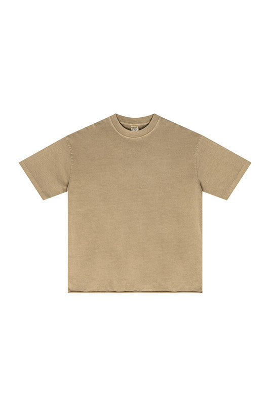 275GSM Pigment Dyed Distressed Tee