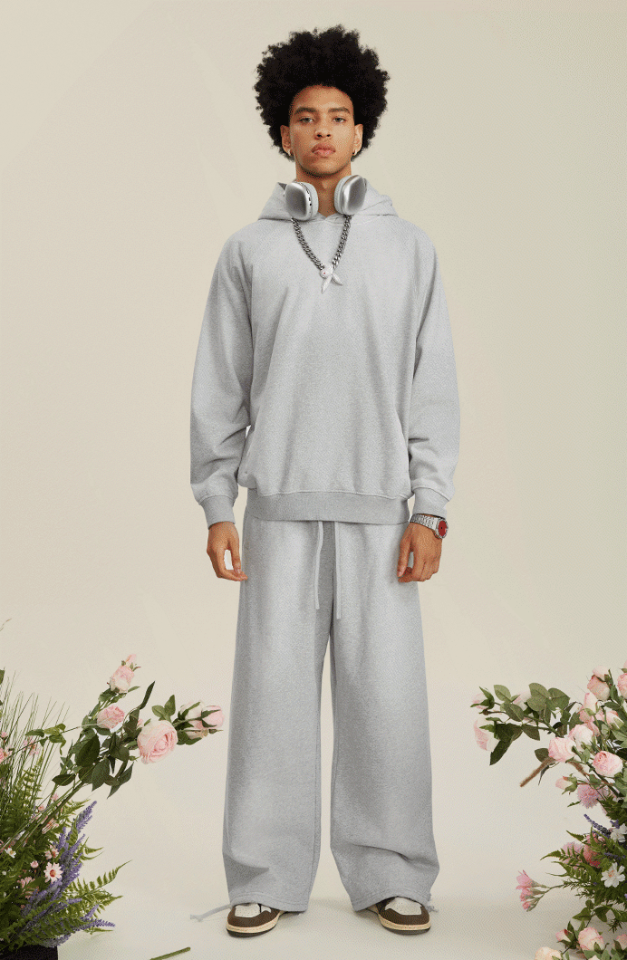 Fleece Gradient Washed Hoodie