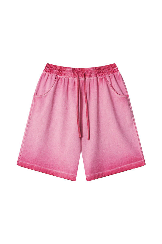 310GSM Gradient Washed Distressed Short