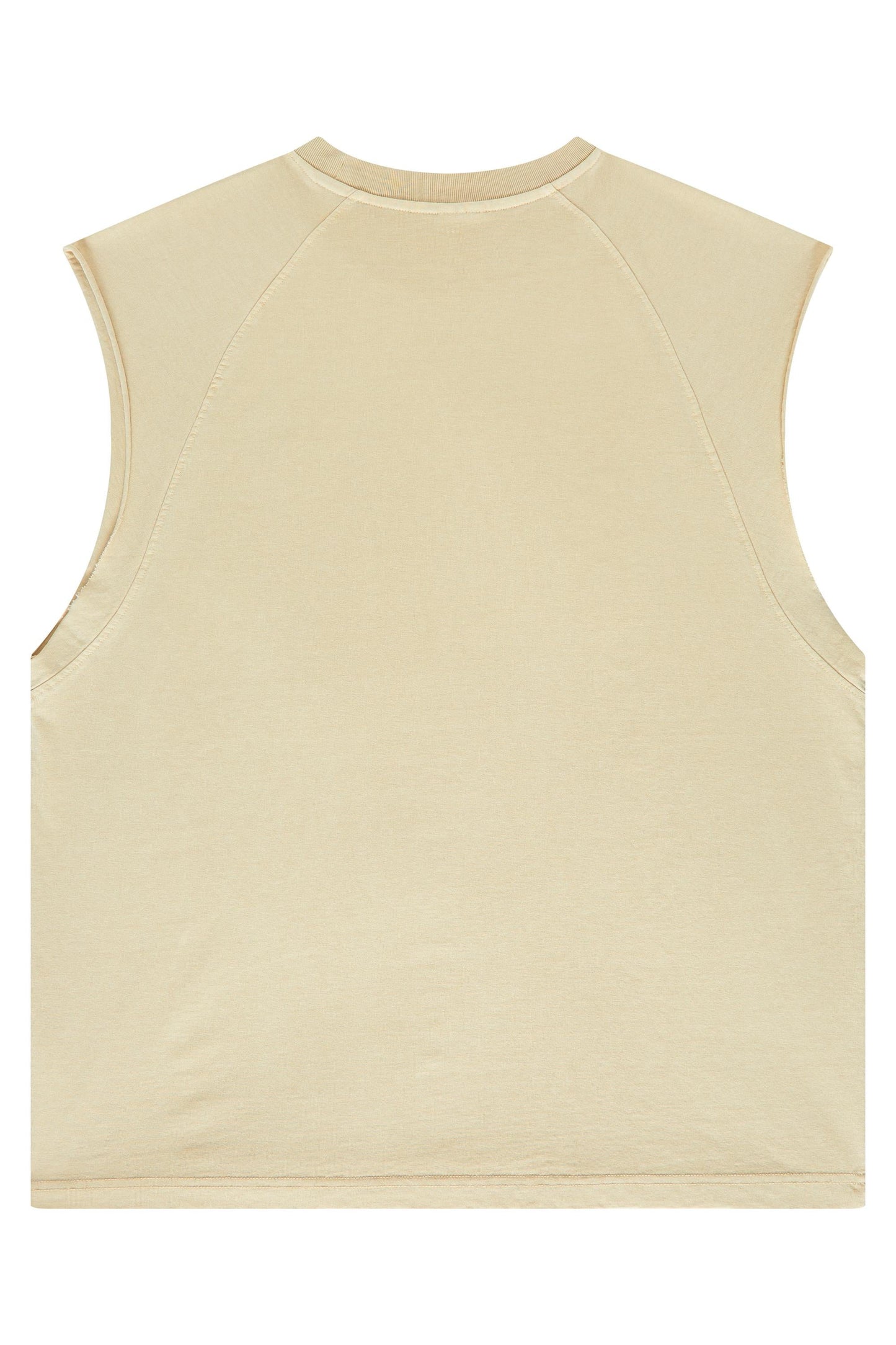Washed Sleeveless Muscle Tee