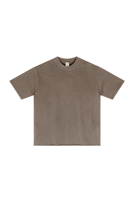 275GSM Pigment Dyed Distressed Tee