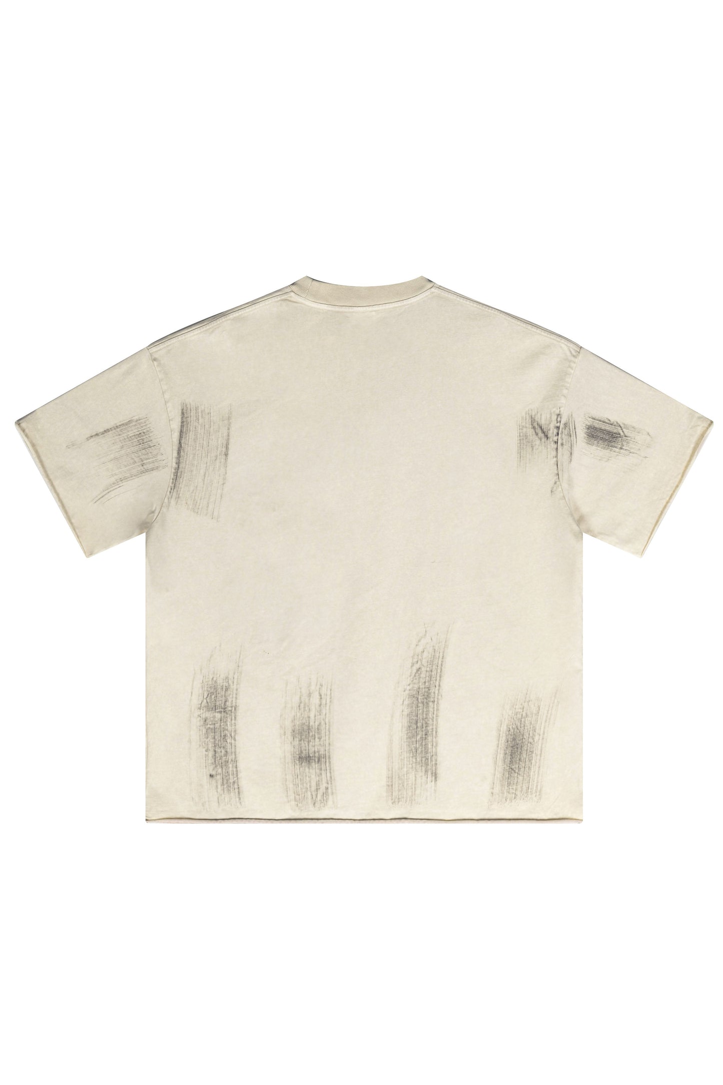 310GSM Brush Dyed Washed?Tee