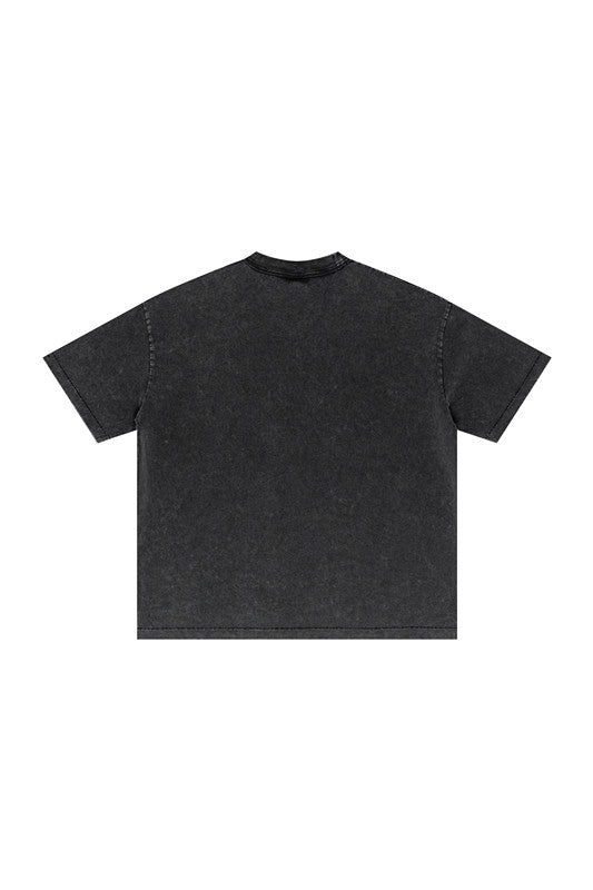 275GSM Pigment Dyed Distressed?Tee