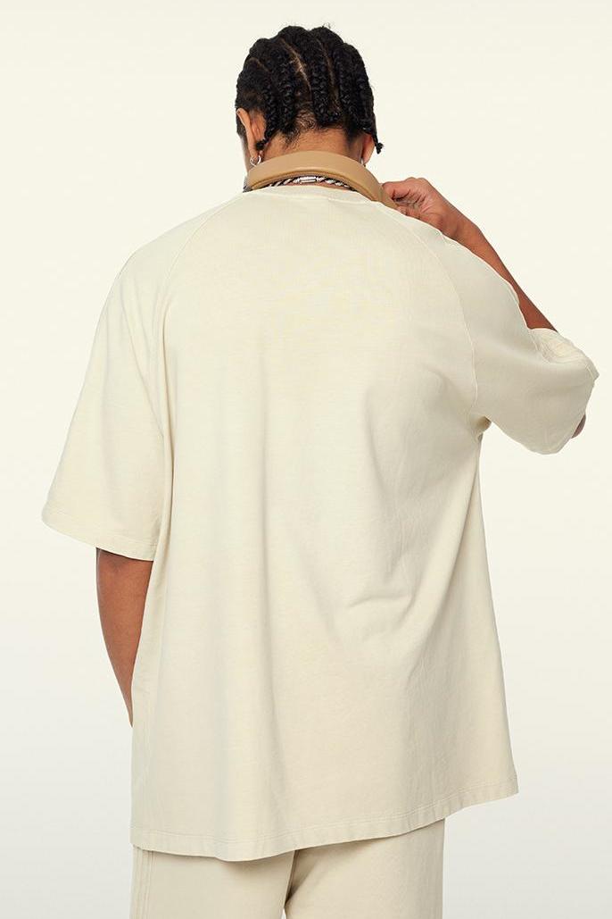 250GSM Pigment Dyed Side Stripe Tee