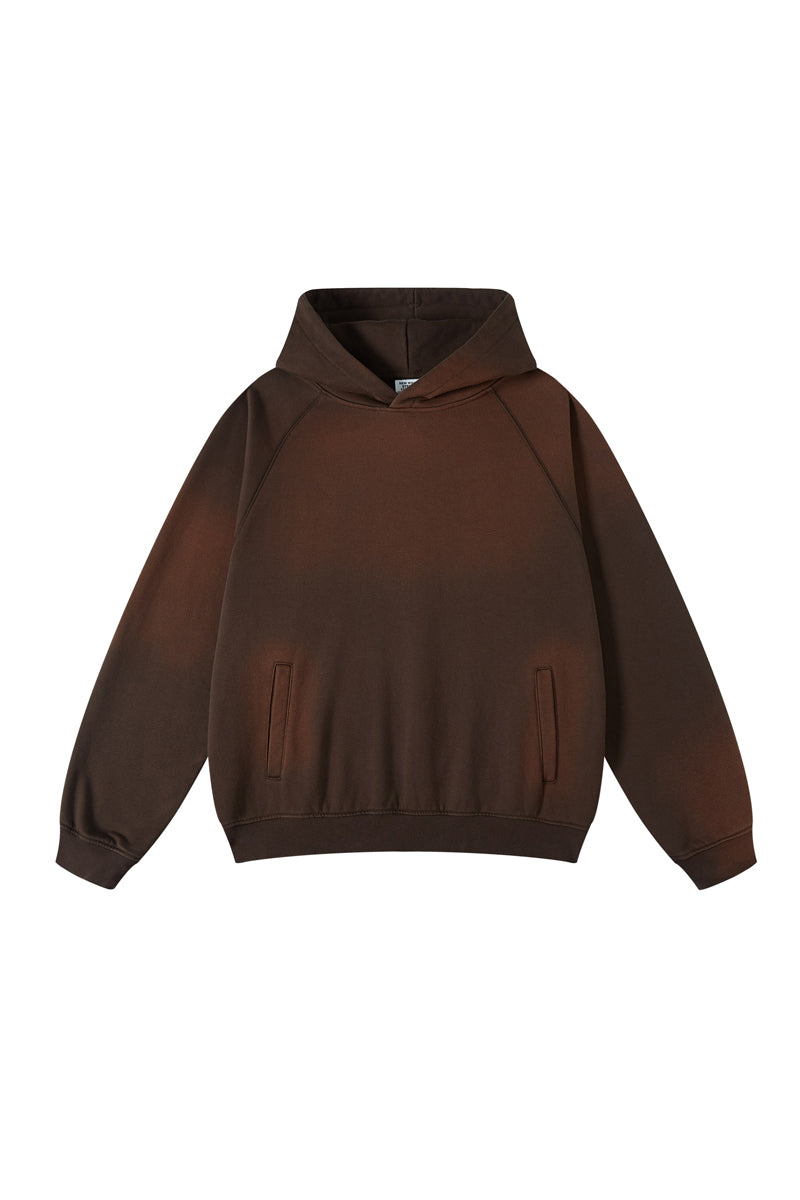 Fleece Gradient Washed Hoodie