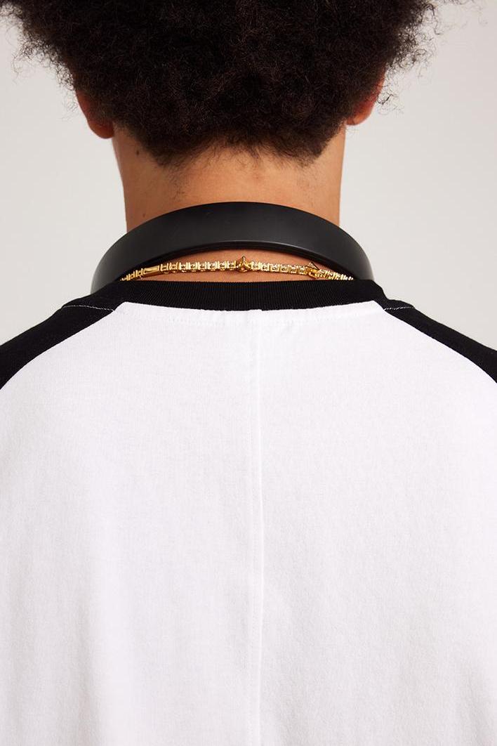 Contrast Sleeve Basic Tee