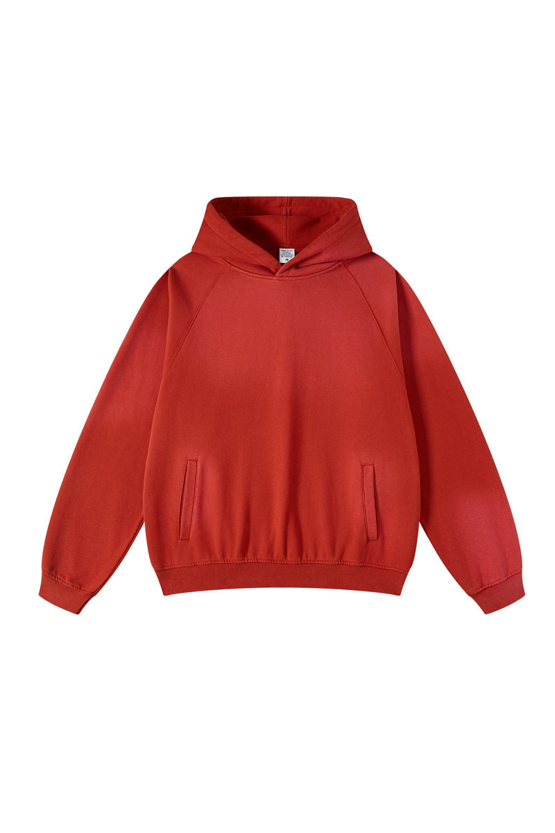 Fleece Gradient Washed Hoodie