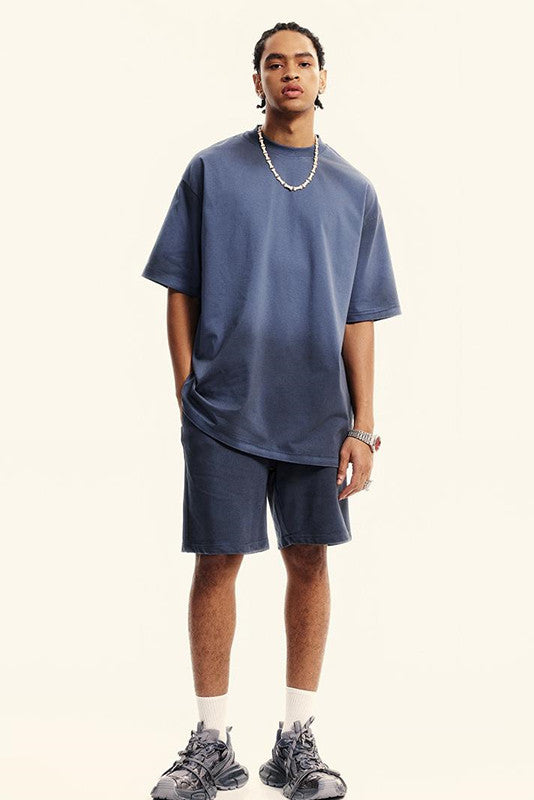 230GSM Sorona Material Dirty Effect Tee