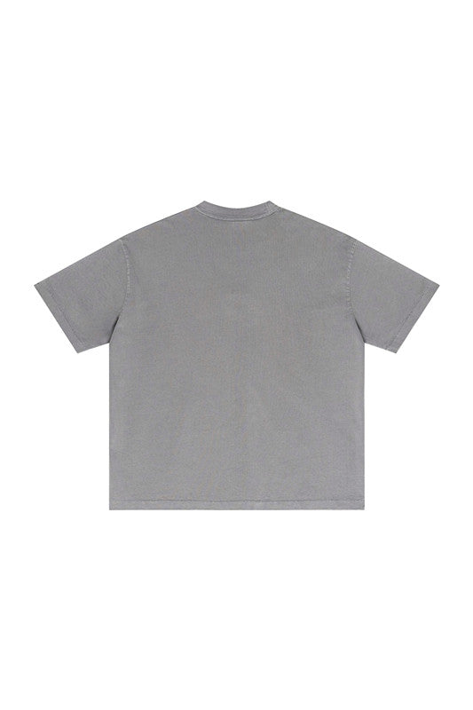 275GSM Pigment Dyed Distressed?Tee