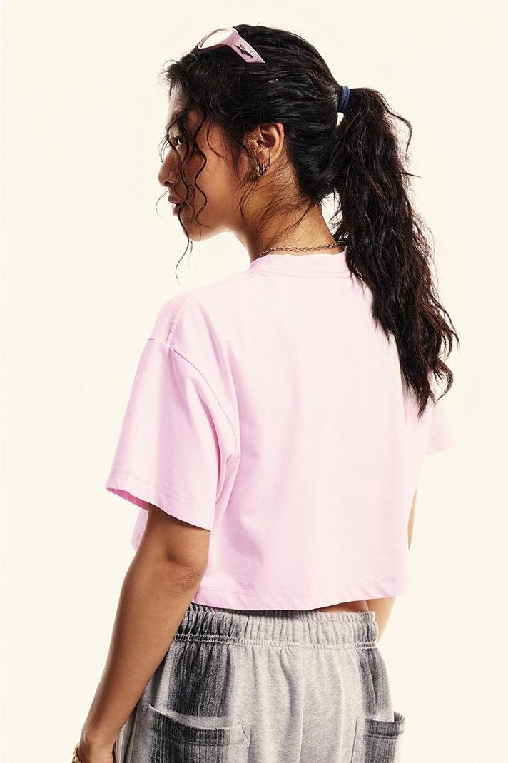 235GSM Pigment Dyed Crop Tee