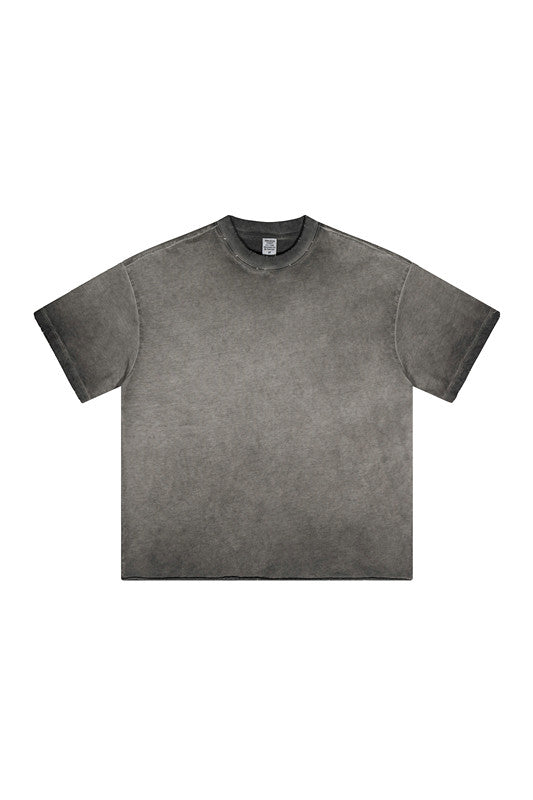 250GSM Distressed Gradient Washed Tee