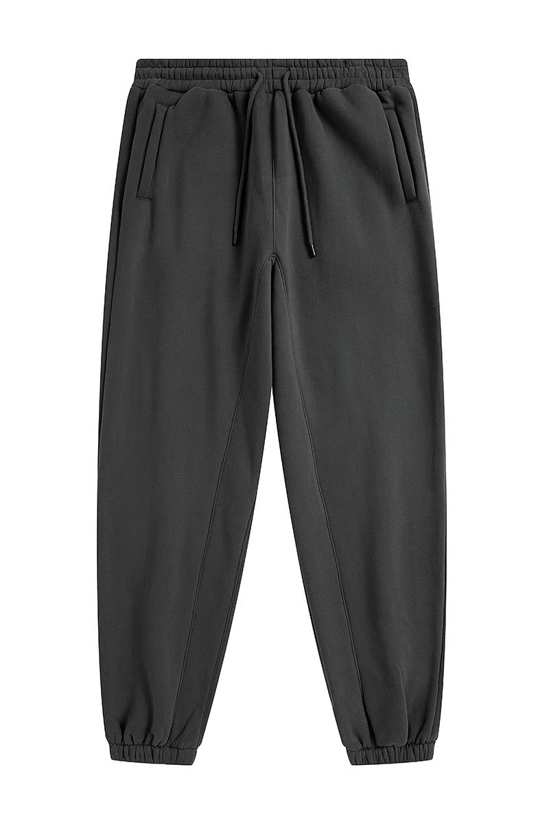 345G Fleece Solid Sweatpants