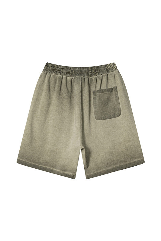 310GSM Gradient Washed Distressed Short