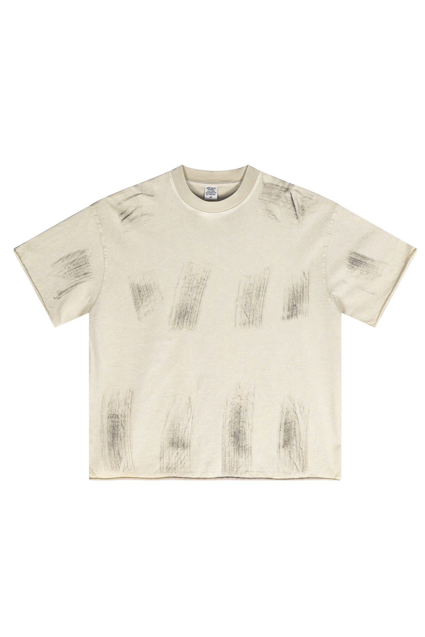 310GSM Brush Dyed Washed?Tee