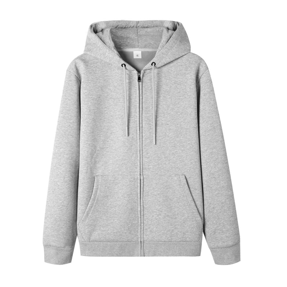 430 GSM Lined Hoodie Customized Cardigan Zipper Hoodie