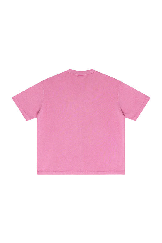 275GSM Pigment Dyed Distressed?Tee