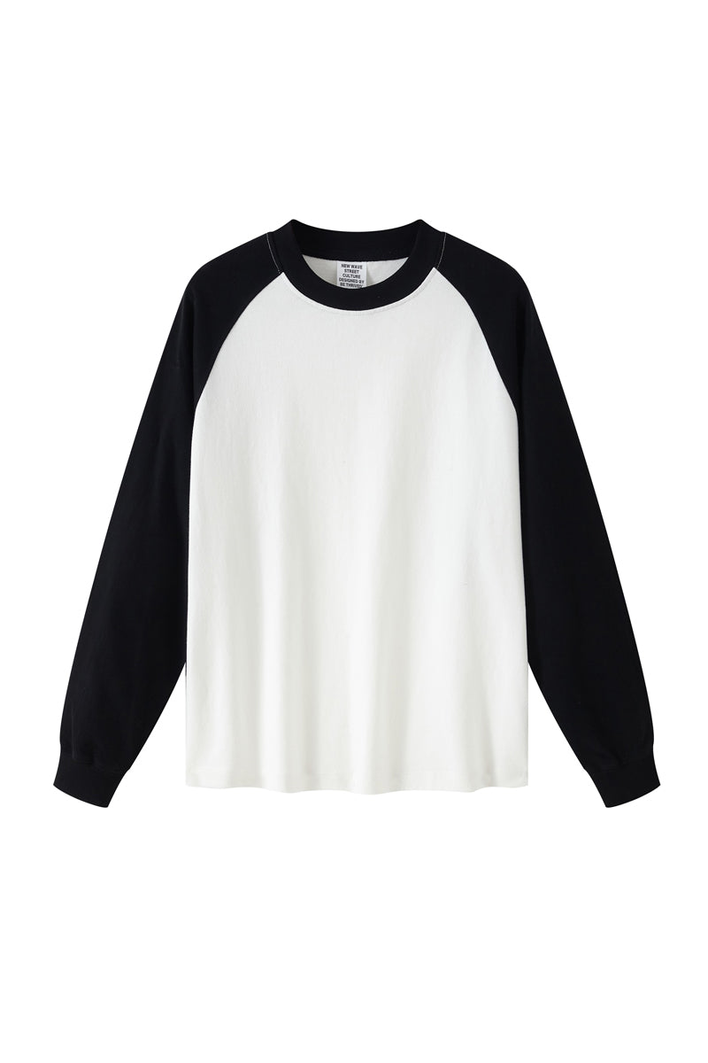 Kids Contrast Sleeve Crew