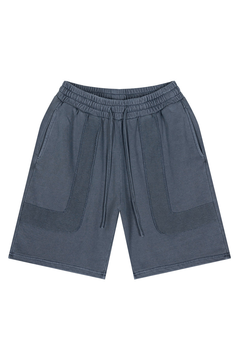 350GSM Washed Patchwork Short