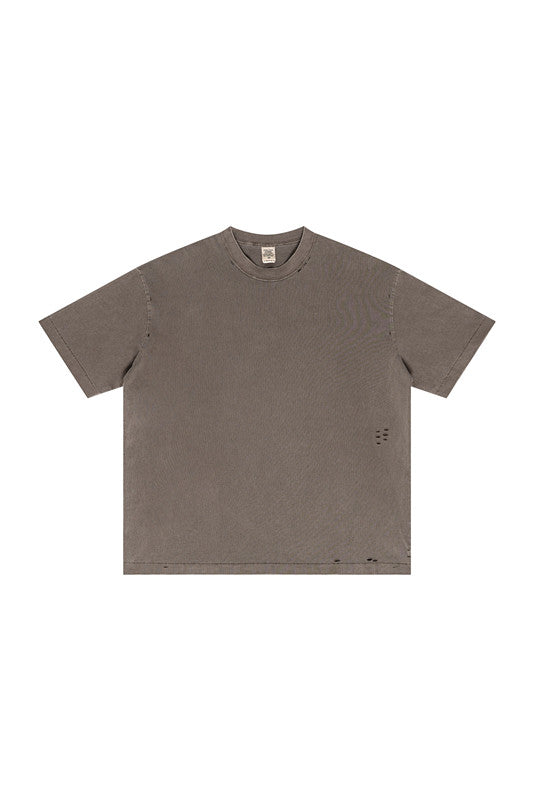 275GSM Pigment Dyed Distressed?Tee