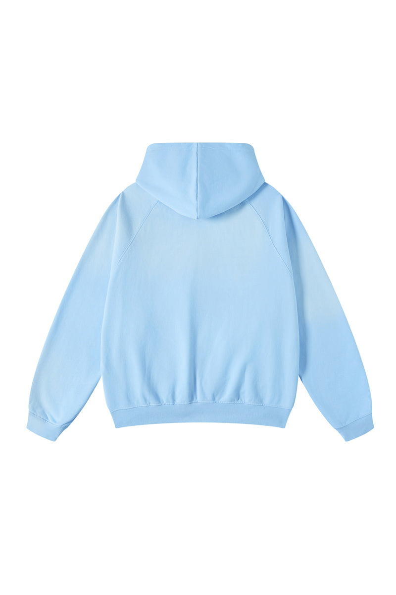 Fleece Gradient Washed Hoodie