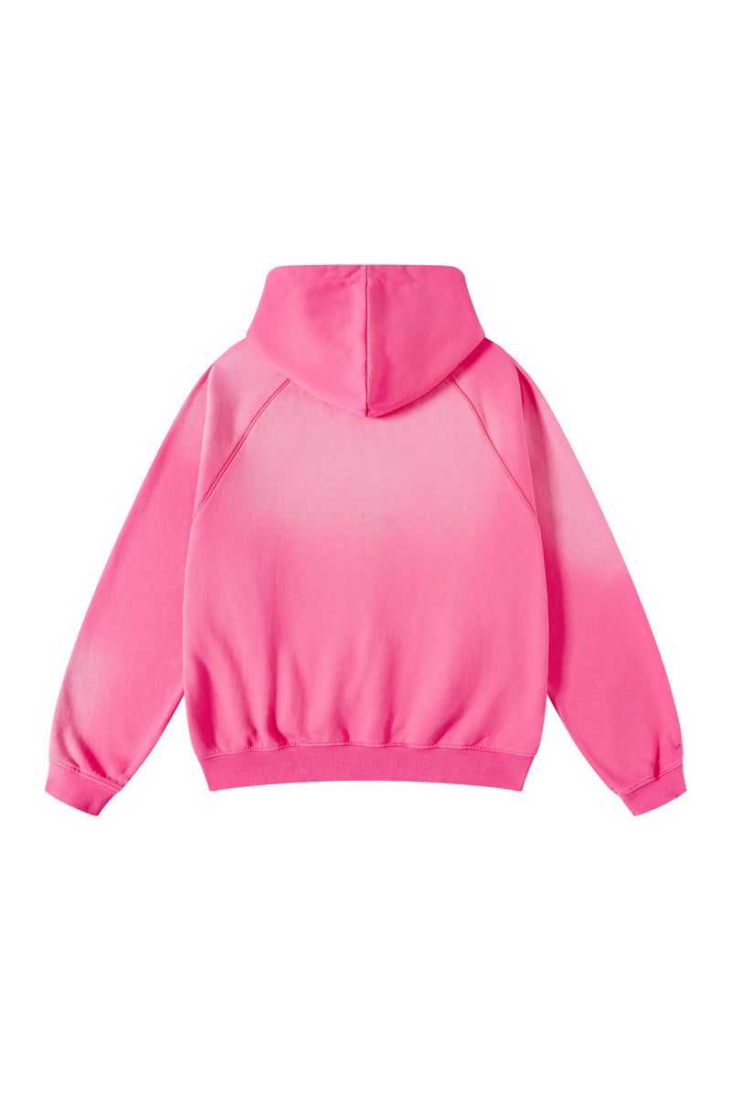 Fleece Gradient Washed Hoodie