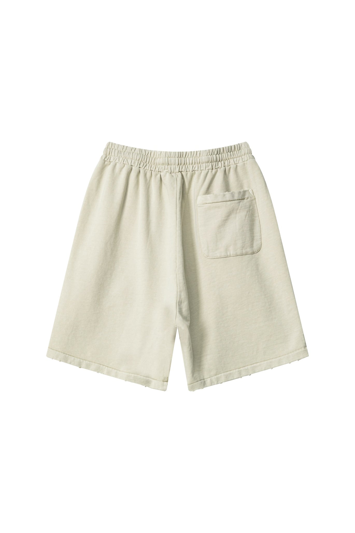 330GSM Pigment Dyed Distressed Short