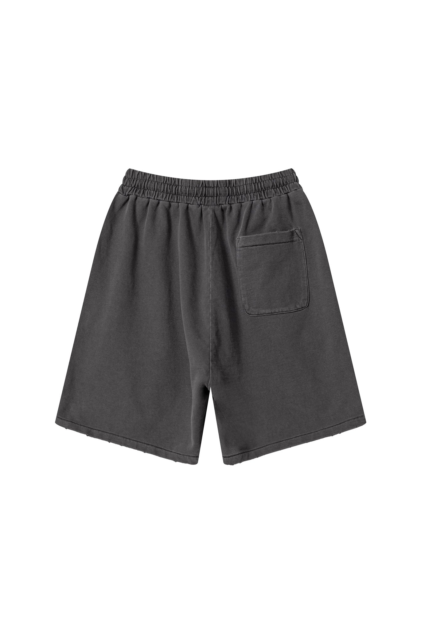 330GSM Pigment Dyed Distressed Short