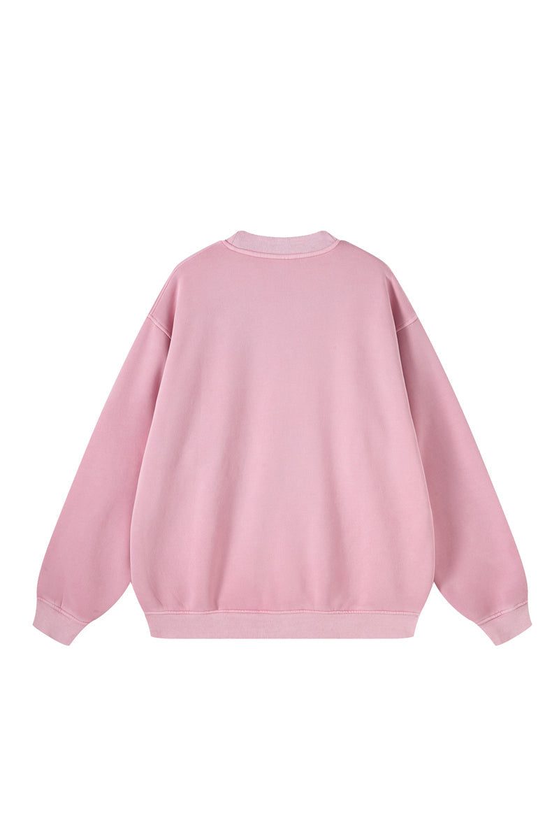 355G Washed Fleece Crew