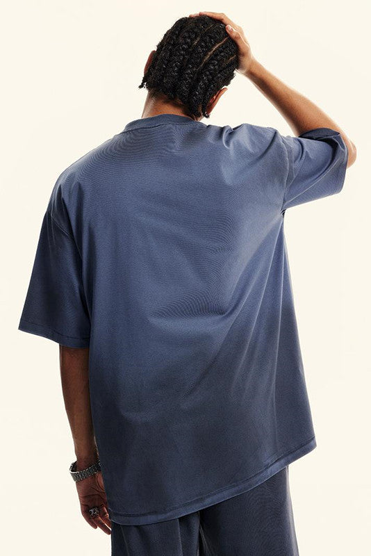 230GSM Sorona Material Dirty Effect Tee